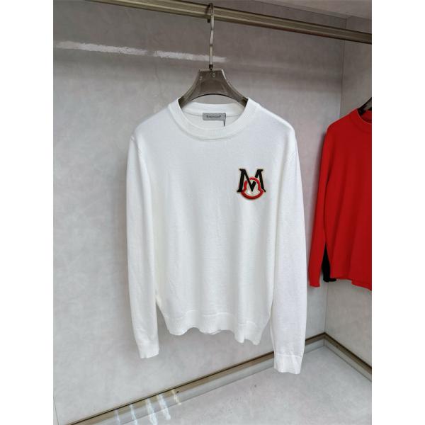 MONCLER ネイビー セーター セーター 個性字母ロゴ 2025秋冬独創 モンクレール スーパーコピー トップス