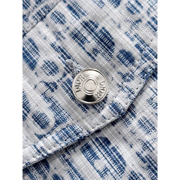 ライトブルー 老花 ジャケット 連帽 2025秋冬ファッショナブル ディオール DIOR スーパーコピーアウター