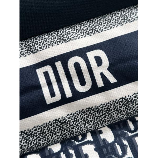 ネイビー × 老花 ストライプ ダウンベスト 2025秋冬ファッショナブル ディオール DIOR コピー 