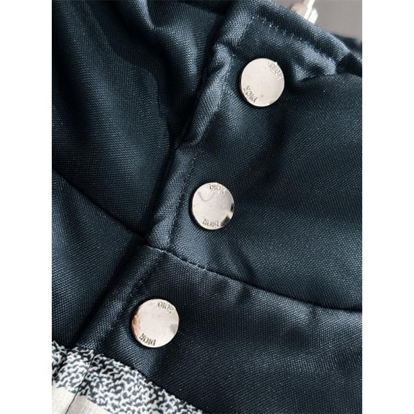 ネイビー × 老花 ストライプ ダウンベスト 2025秋冬ファッショナブル ディオール DIOR コピー 