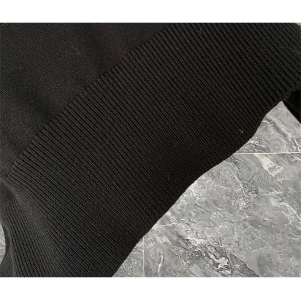 ブラック ハイネック セーター 2025秋冬暖か ディオール DIOR コピートップス 高品質