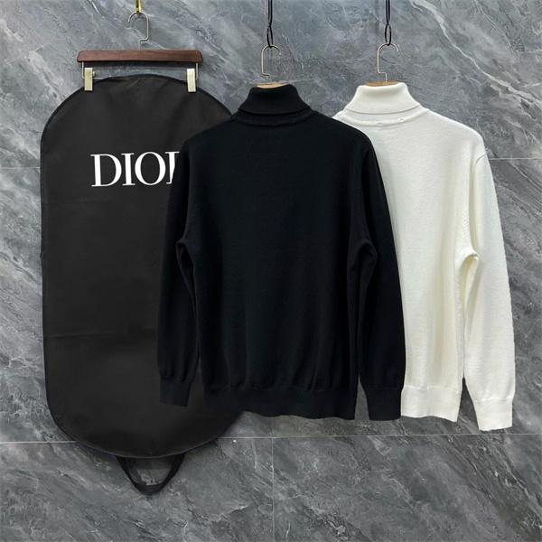 ブラック ハイネック セーター 2025秋冬暖か ディオール DIOR コピートップス 高品質