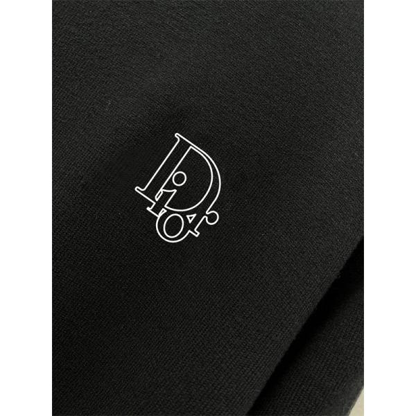 ホワイト ハイネック セーター 2025秋冬洗練 ディオール DIOR 偽物 トップス ユニセックス