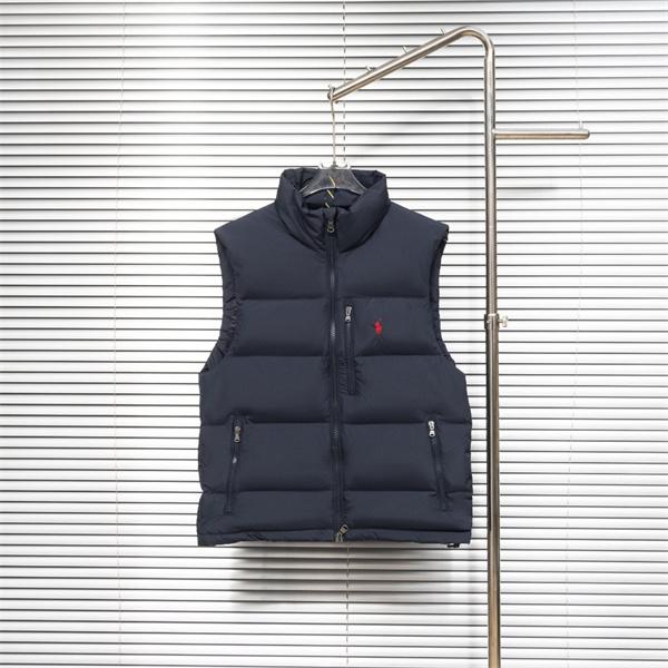 ネイビー 立领 ダウンベスト ポロラルフローレン POLO RALPH LAUREN コピー 秋冬ウォーマー 高品質