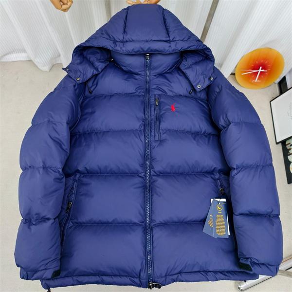 POLO RALPH LAUREN スーパーコピー 秋冬保温 ネイビー 連帽 ダウンジャケット ポロラルフローレン