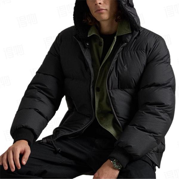 オリーブグリーン 立领 ダウンジャケット ポロラルフローレン POLO RALPH LAUREN 偽物 秋冬アウトドア 高品質