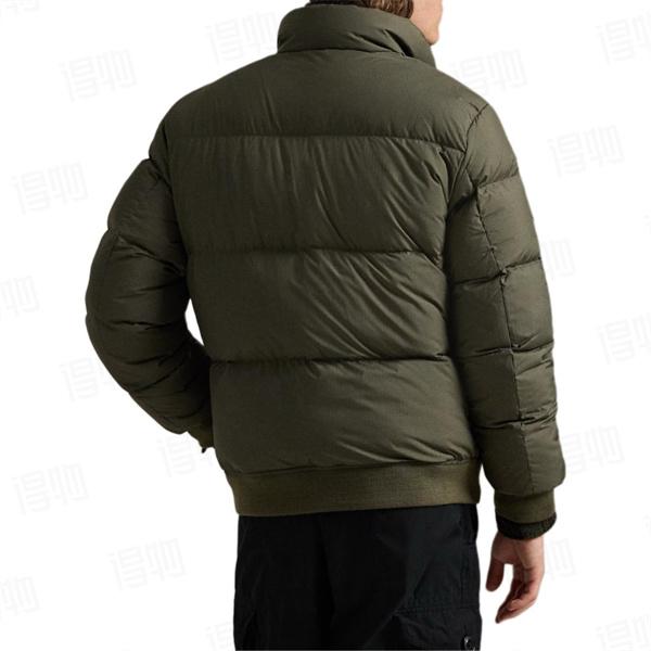 オリーブグリーン 立领 ダウンジャケット ポロラルフローレン POLO RALPH LAUREN 偽物 秋冬アウトドア 高品質