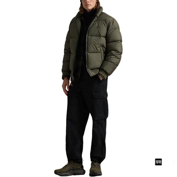オリーブグリーン 立领 ダウンジャケット ポロラルフローレン POLO RALPH LAUREN 偽物 秋冬アウトドア 高品質