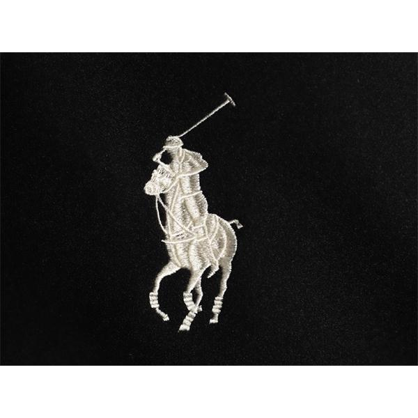 ブラック × ホワイト 刺繍 ベースボールジャケット ポロラルフローレン POLO RALPH LAUREN コピー 秋冬復古デザイン 高品質