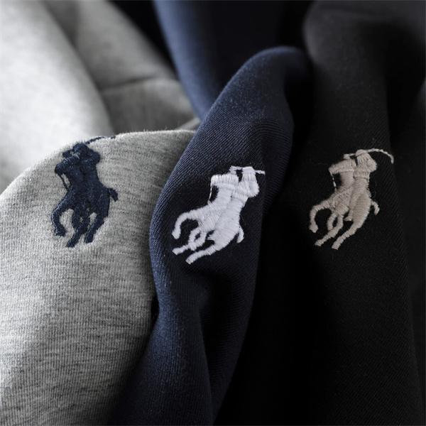 ブラック × ネイビー × グレー 円领 スウェット ポロラルフローレン POLO RALPH LAUREN 偽物 秋冬日常 シンプル ユニセックス