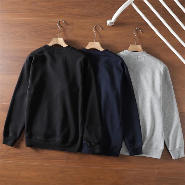 ブラック × ネイビー × グレー 円领 スウェット ポロラルフローレン POLO RALPH LAUREN 偽物 秋冬日常 シンプル ユニセックス