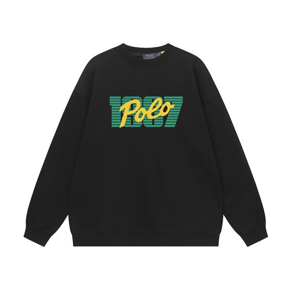 秋冬多色 定番 ブラック × グレー × ネイビー × ホワイト パリデザイン スウェット ポロラルフローレン POLO RALPH LAUREN コピー