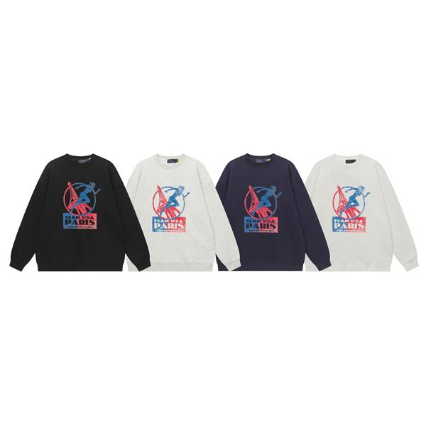 POLO RALPH LAUREN コピー 秋冬 ブラック × グレー × ネイビー × ホワイト パリデザイン スウェット ポロラルフローレン