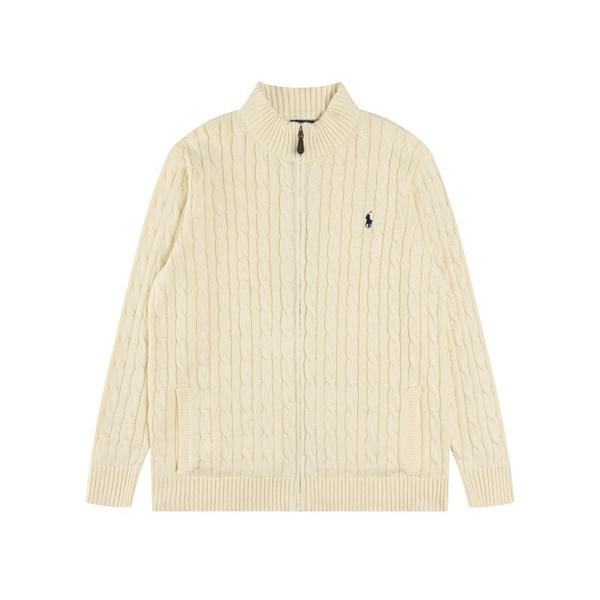 ホワイト × ネイビー × ブラック7 色 リブ柄 ジップニット ポロラルフローレン POLO RALPH LAUREN コピー 秋冬