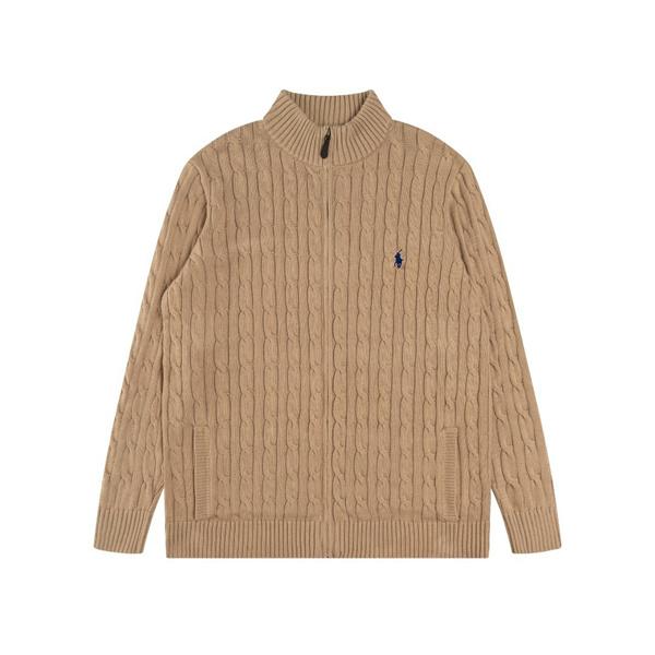 ホワイト × ネイビー × ブラック7 色 リブ柄 ジップニット ポロラルフローレン POLO RALPH LAUREN コピー 秋冬