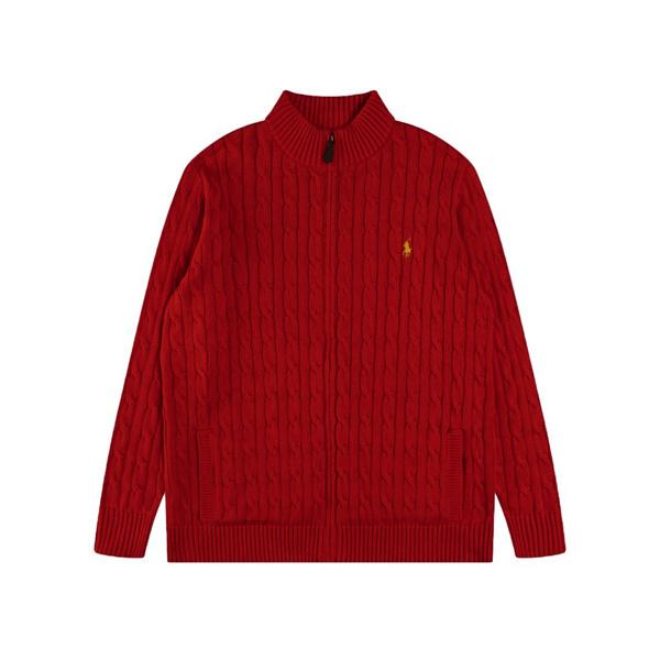 ホワイト × ネイビー × ブラック7 色 リブ柄 ジップニット ポロラルフローレン POLO RALPH LAUREN コピー 秋冬