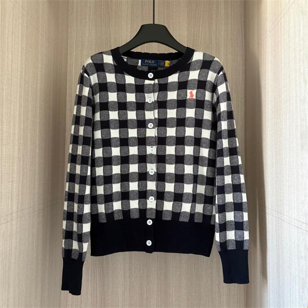 ライトブルー × ピンク × ブラック POLO RALPH LAUREN スーパーコピー 秋冬 カーディガン ポロラルフローレン