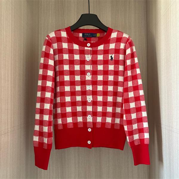 ライトブルー × ピンク × ブラック POLO RALPH LAUREN スーパーコピー 秋冬 カーディガン ポロラルフローレン