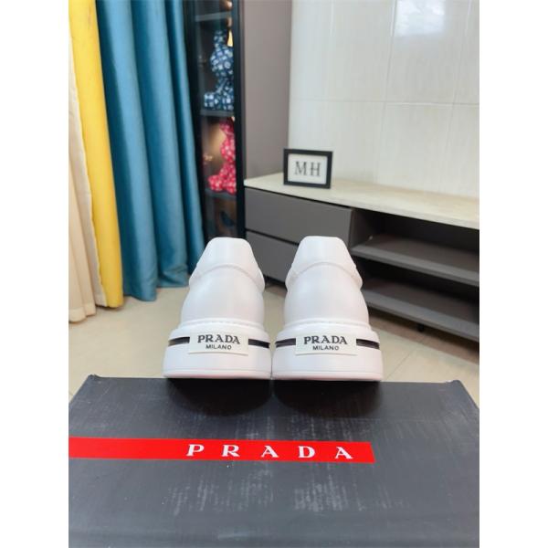 PRADA プラダ 激安 メンズ スニーカー レザー 厚底 ロゴ デザイン カジュアル シューズ 新作 旅行 通勤 おしゃれ 使いやすい 歩きやすい
