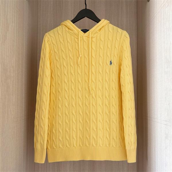 ブラック × ホワイト × グレー 6 色 連帽 麻花纹 ニット ポロラルフローレン POLO RALPH LAUREN コピー 秋冬復古多色 定番