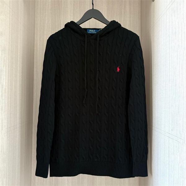 ブラック × ホワイト × グレー 6 色 連帽 麻花纹 ニット ポロラルフローレン POLO RALPH LAUREN コピー 秋冬復古多色 定番