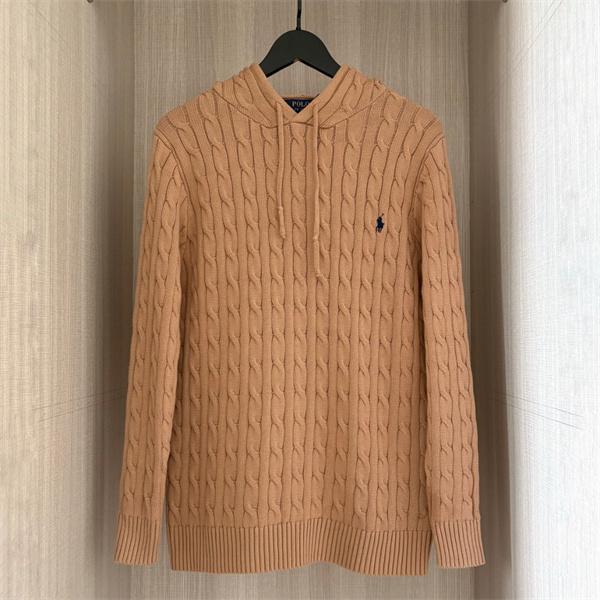 ブラック × ホワイト × グレー 6 色 連帽 麻花纹 ニット ポロラルフローレン POLO RALPH LAUREN コピー 秋冬復古多色 定番