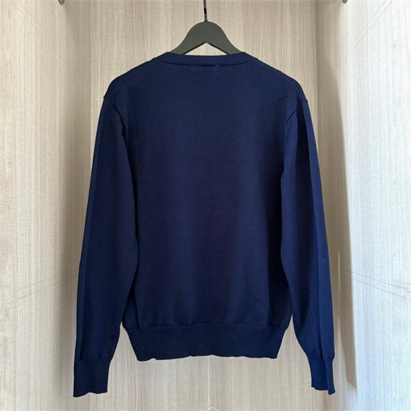  ホワイト × ブラック POLO RALPH LAUREN コピー 秋冬クラシック多彩 定番 4 色 V 领 カーディガン ポロラルフローレン