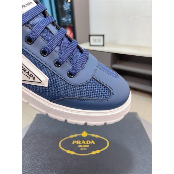 PRADA プラダ 激安 メンズ スニーカー レザー 厚底 カジュアル シューズ おしゃれ 高級感 歩きやすい 新作 多色展開
