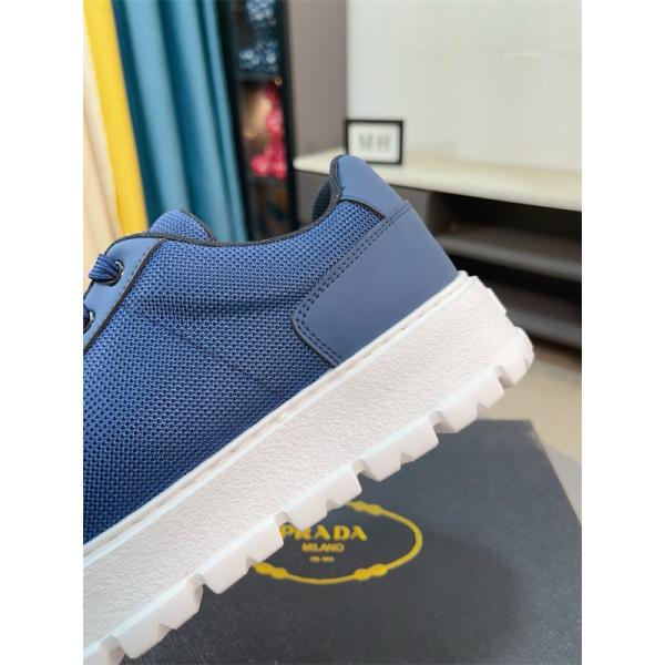 PRADA プラダ 激安 メンズ スニーカー レザー 厚底 カジュアル シューズ おしゃれ 高級感 歩きやすい 新作 多色展開