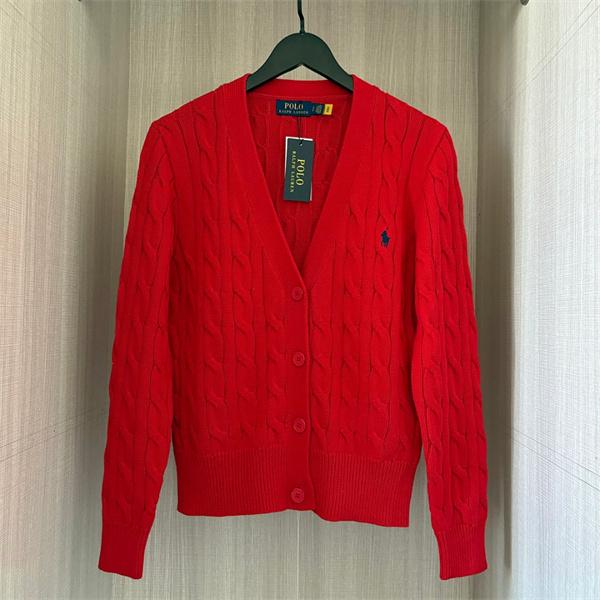 ネイビー × ライトブルー 9 色  V 领 カーディガン ポロラルフローレン POLO RALPH LAUREN 偽物 秋冬フェミニン超多色 