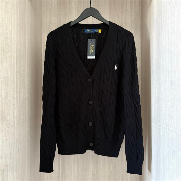 ネイビー × ライトブルー 9 色  V 领 カーディガン ポロラルフローレン POLO RALPH LAUREN 偽物 秋冬フェミニン超多色 