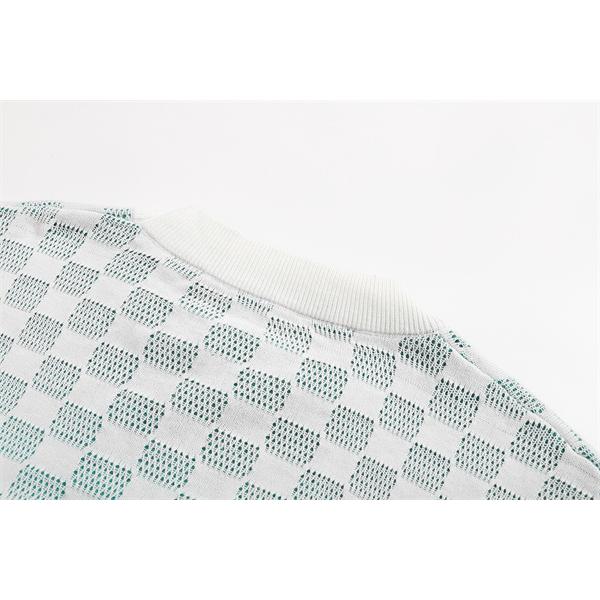 LOUIS VUITTON 路易威登 2025秋冬新作 激安 棋盤格渐变ジャカード クルーネック ニット