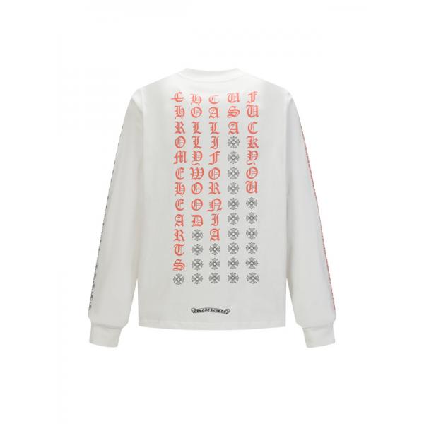 Chrome Hearts 2025秋冬新作ロングスリーブTシャツ・限定スクリプトプリント・ユニセックス