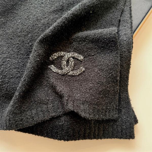 CHANEL（シャネル）25B ニット カシミヤマフラー／クラシックCCロゴ・ユニセックス・秋冬新作スカーフ