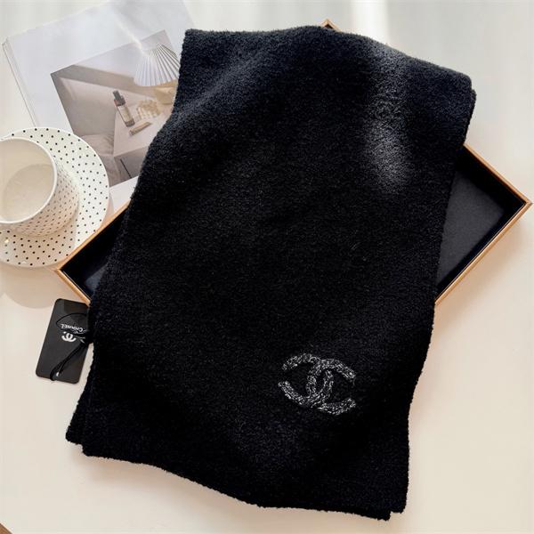 CHANEL（シャネル）25B ニット カシミヤマフラー／クラシックCCロゴ・ユニセックス・秋冬新作スカーフ