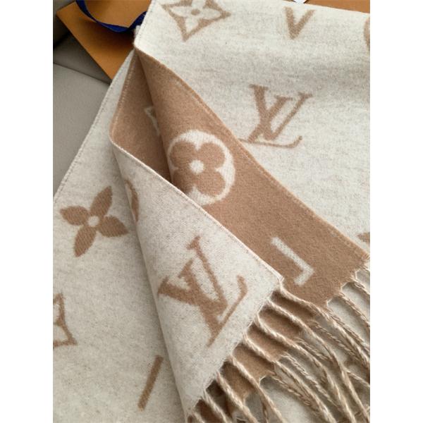 LOUIS VUITTON 激安 レイキャビック2.0 カシミヤ ロングマフラー モノグラム ユニセックス ストール