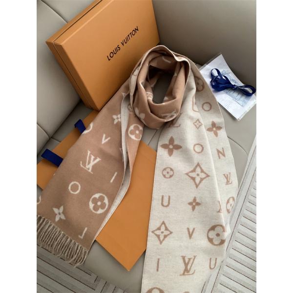 LOUIS VUITTON 激安 レイキャビック2.0 カシミヤ ロングマフラー モノグラム ユニセックス ストール