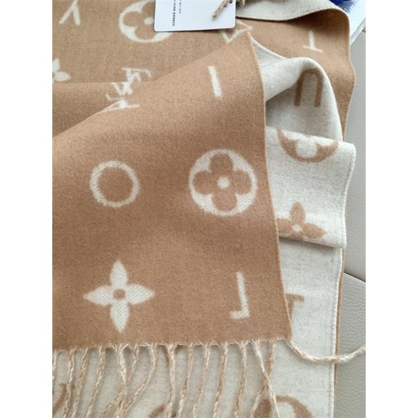 LOUIS VUITTON 激安 レイキャビック2.0 カシミヤ ロングマフラー モノグラム ユニセックス ストール