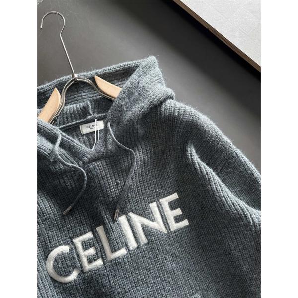 CELINE  ❤セリーヌパーカーコピー❤ニット生地ユニセックス使い勝手2025トレンド最新人気アイテム