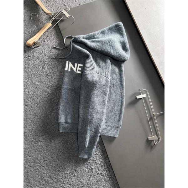 CELINE  ❤セリーヌパーカーコピー❤ニット生地ユニセックス使い勝手2025トレンド最新人気アイテム