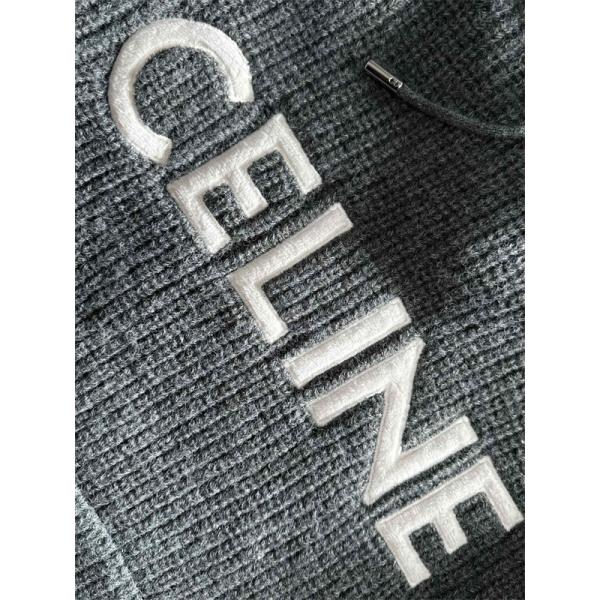 CELINE  ❤セリーヌパーカーコピー❤ニット生地ユニセックス使い勝手2025トレンド最新人気アイテム