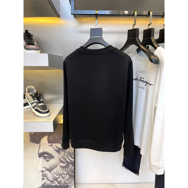 ホワイト 円领 レトロ字母ロゴ スウェット バルマン BALMAIN コピー 秋冬 着こなし上品 定番