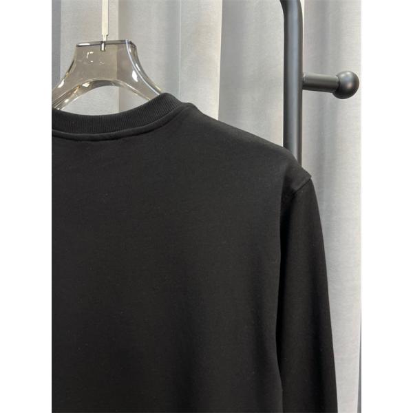 BALMAIN コピー 秋冬 日常シンプル ユニセックス ホワイト 円领 ミニロゴ スウェット バルマン 