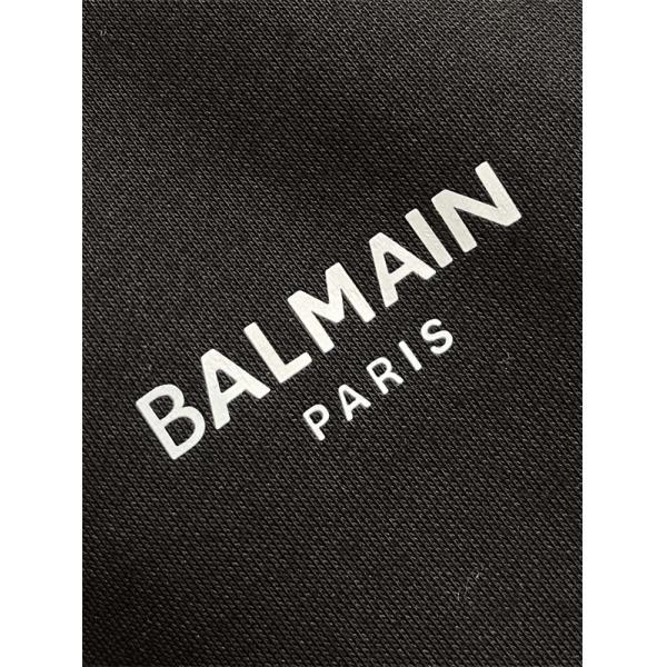 ホワイト × ブラック 2 色 シンプルミニロゴ スウェット バルマン BALMAIN コピー 秋冬 定番