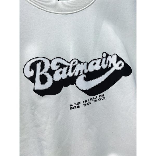 ブラック アートロゴ スウェット 防尘袋付 バルマン BALMAIN スーパーコピー 秋冬ストリートデザイン 注目