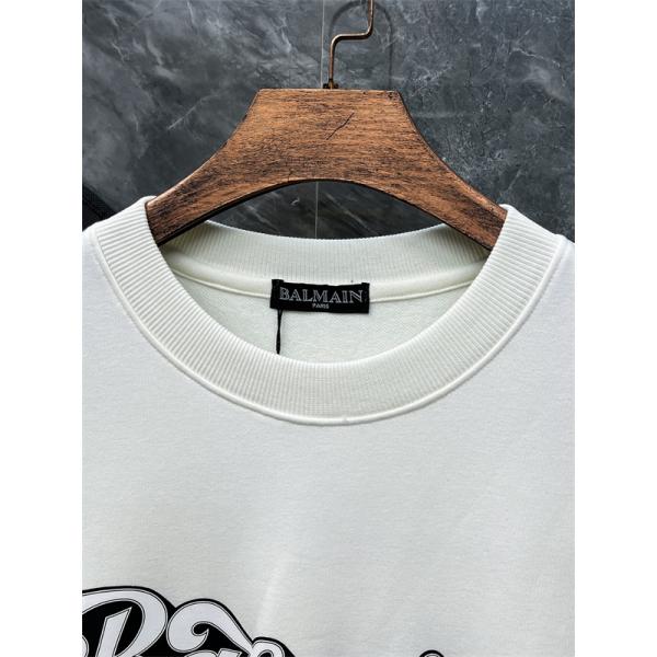 ブラック アートロゴ スウェット 防尘袋付 バルマン BALMAIN スーパーコピー 秋冬ストリートデザイン 注目