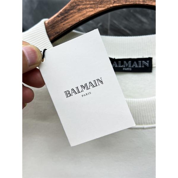 ブラック アートロゴ スウェット 防尘袋付 バルマン BALMAIN スーパーコピー 秋冬ストリートデザイン 注目