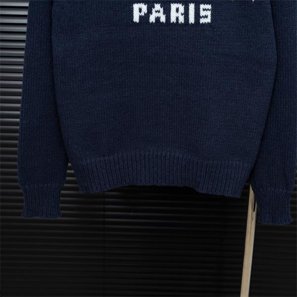 グレー 大ロゴ ニットセーター バルマン BALMAIN スーパーコピー 秋冬日常シンプル定番