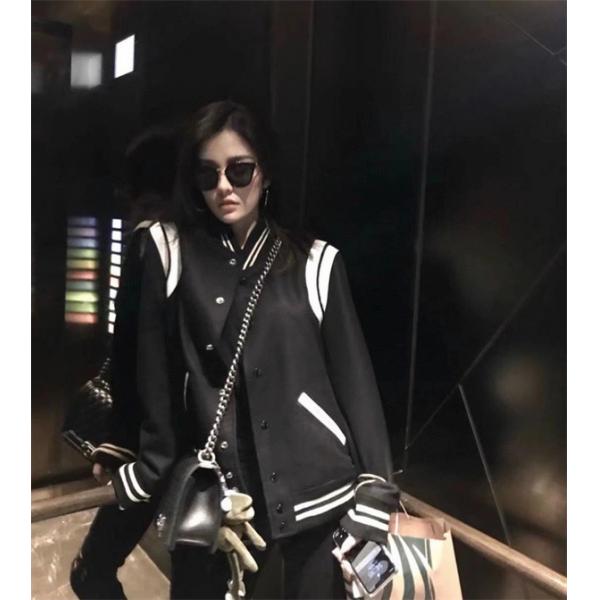 ホワイト カップル款 ベースボールジャケット バルマン BALMAIN コピー 秋冬 スタイル 定番