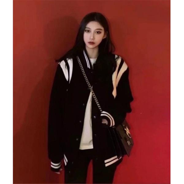 ホワイト カップル款 ベースボールジャケット バルマン BALMAIN コピー 秋冬 スタイル 定番